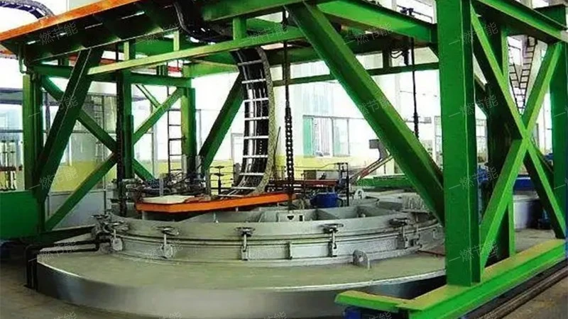 трубчатая печь с кольцевой скважиной